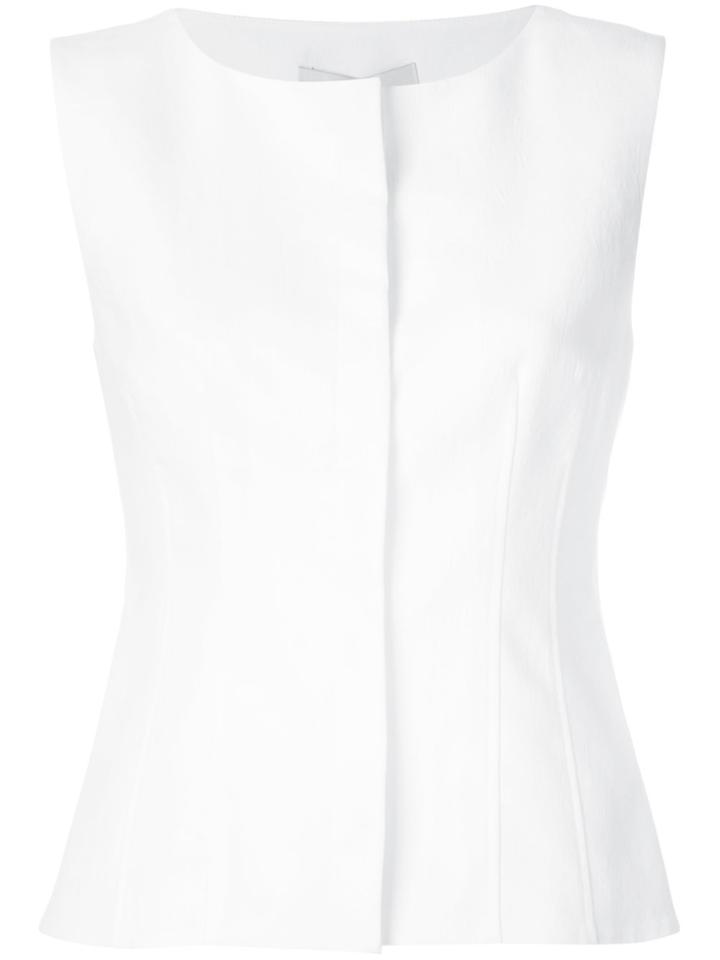 Tibi Centre Seam Blouse - White