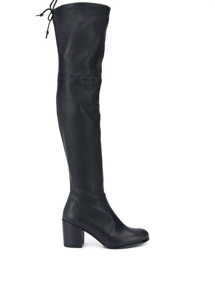 Stuart Weitzman Knee Length Heeled Boots - Blue