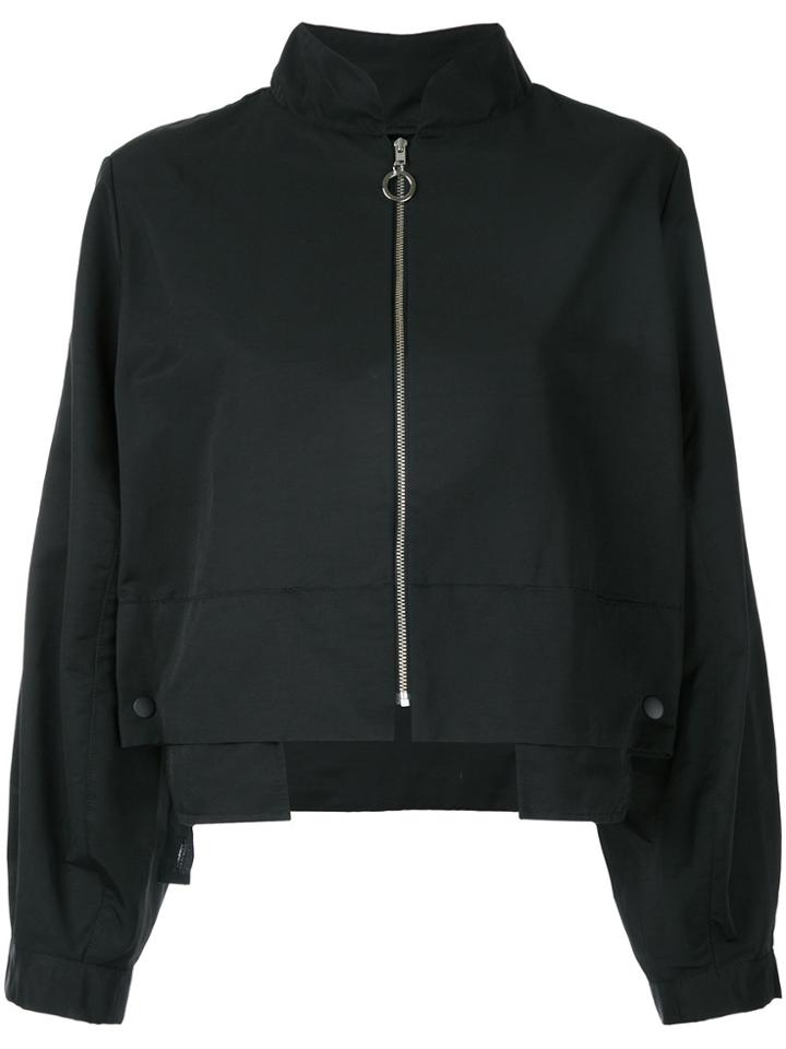 Taylor Aligned Bomber Jacket - Black