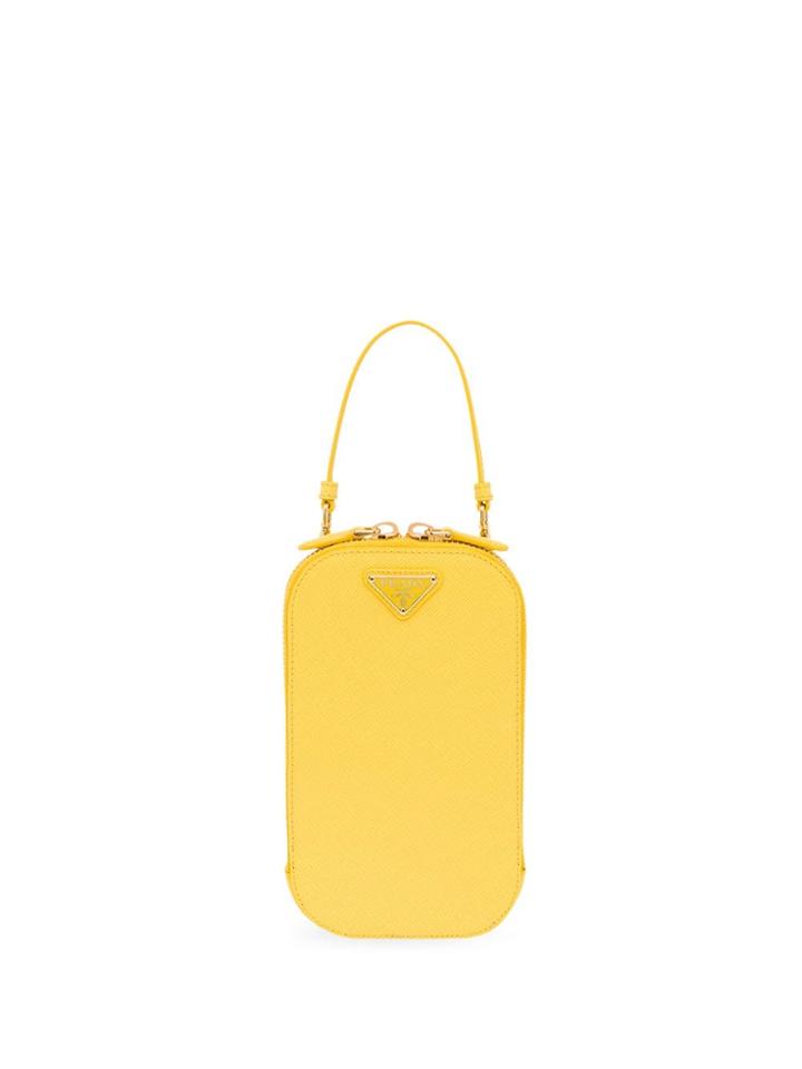 Prada Logo Plaque Mini-bag - Yellow