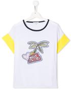 Little Marc Jacobs Contrast Logo T-shirt - White