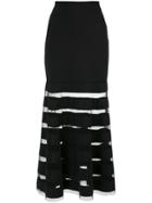 Gloria Coelho Sheer Panels Maxi Skirt - Unavailable