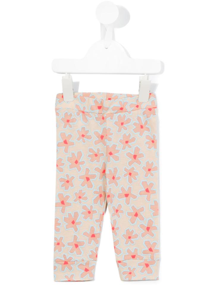 Stella Mccartney Kids Floral Print Leggings, Infant Girl's, Size: 6 Mth, Nude/neutrals