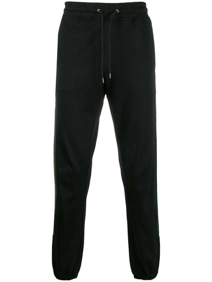 Ps Paul Smith Contrast Stripe Trackpants - Black