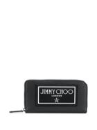 Jimmy Choo Logo Plaque Wallet - Black