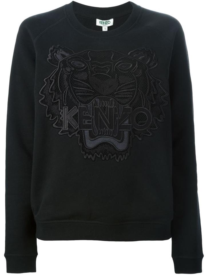 Kenzo 'tiger' Sweatshirt, Women's, Size: Medium, Black, Cotton/polyester