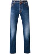 Jacob Cohen Slim-fit Jeans, Men's, Size: 34/34, Blue, Cotton/polyester/spandex/elastane