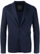 Tonello Classic Blazer, Men's, Size: Large, Blue, Polyamide/spandex/elastane/viscose