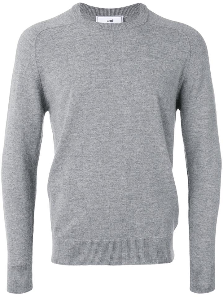 Ami Alexandre Mattiussi Crewneck Sweater - Grey