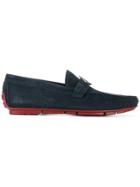 Roberto Cavalli Perforated Loafers - Blue