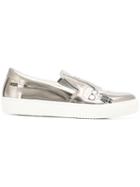 Karl Lagerfeld Kupsole Multikonic Karl Slip-on Sneakers - Silver