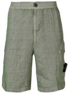 Stone Island Cargo Pocket Shorts - Green