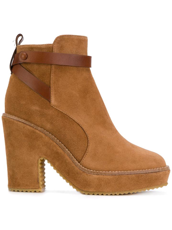 Castañer Platform Boots - Brown