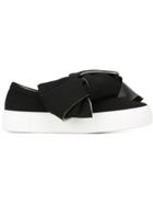 Joshua Sanders 'bow' Slip-on Sneakers - Black