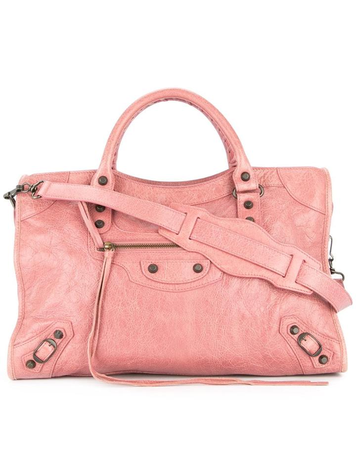 Balenciaga Vintage The Classic City 2way Hand Bag - Pink & Purple