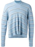 Balenciaga Striped Jumper, Men's, Size: Small, Blue, Polyamide/polyester/viscose
