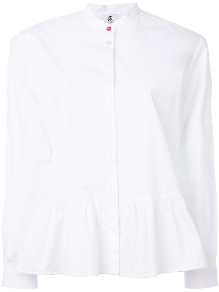 Ps By Paul Smith Peplum Hem Blouse - White