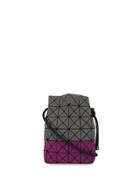 Bao Bao Issey Miyake Geometric Panel Shoulder Bag - Purple