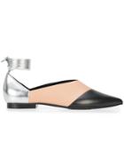 Pierre Hardy Colour Block Ballerina Flats - Black