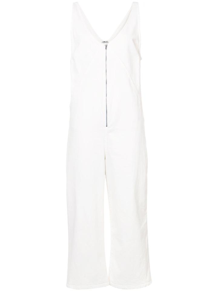 Rachel Comey Sleeveless Zip Front Jumpsuit - White