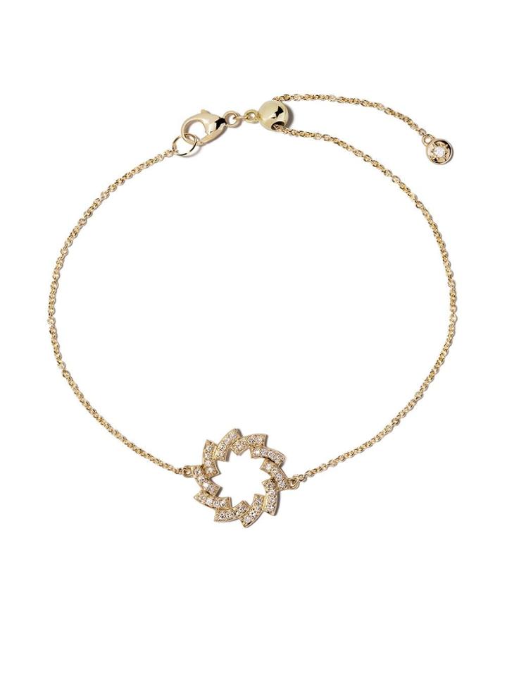 Astley Clarke 14kt Yellow Gold Icon Scala Cirque Diamond Bracelet