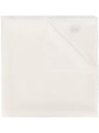 Moschino Logo Print Scarf - White