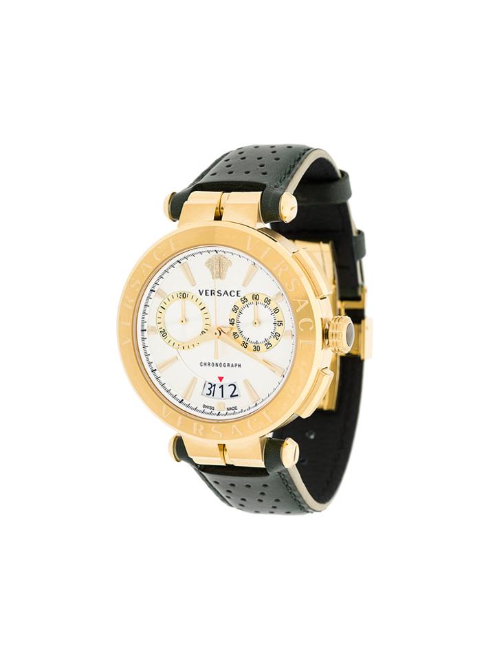 Versace Round Medusa Watch - Green
