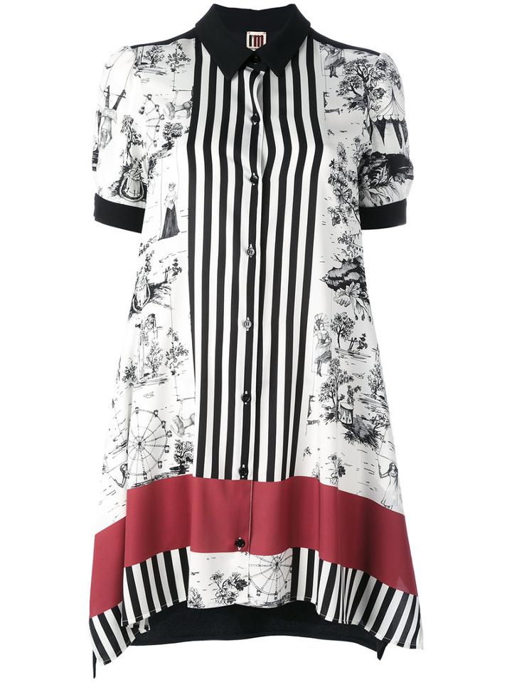 I'm Isola Marras Printed Shortsleeved Shirt, Women's, Size: 40, Acetate/viscose/polyester/spandex/elastane
