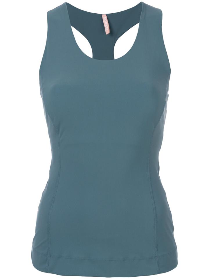 No Ka' Oi Racerback Fitness Tank Top - Blue