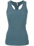 No Ka' Oi Racerback Fitness Tank Top - Blue