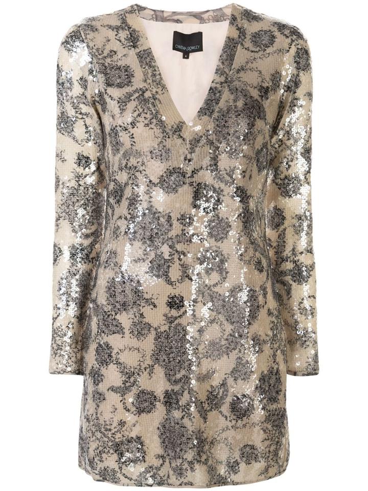 Cynthia Rowley Malia Sequin Dress - Neutrals