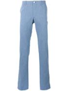 Corneliani Tailored Trousers, Men's, Size: 56, Blue, Cotton