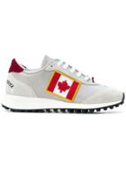 Dsquared2 Flag Patch Sneakers - Grey