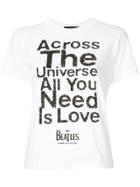 Comme Des Garçons Play All You Need Is Love T-shirt - White
