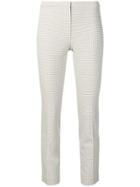 Theory Micro-pattern Trousers - Neutrals