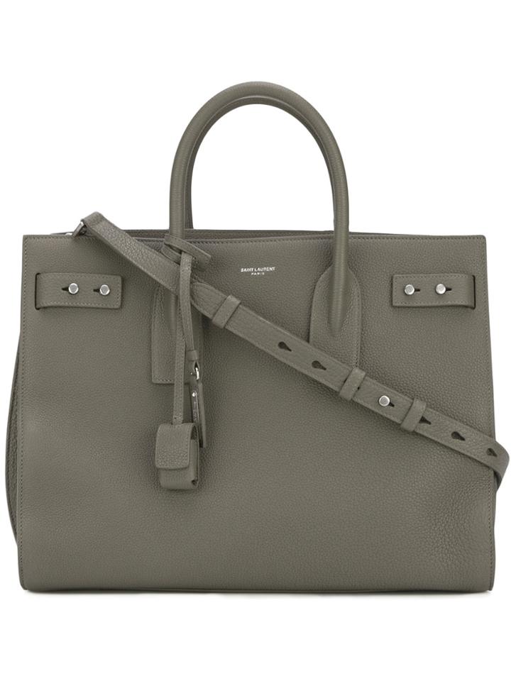 Saint Laurent Medium Sac De Jour Tote - Green