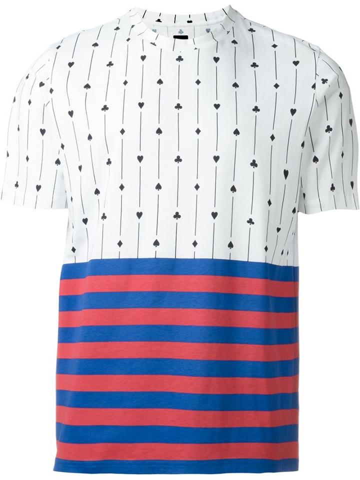 Oamc Contrast Print T-shirt