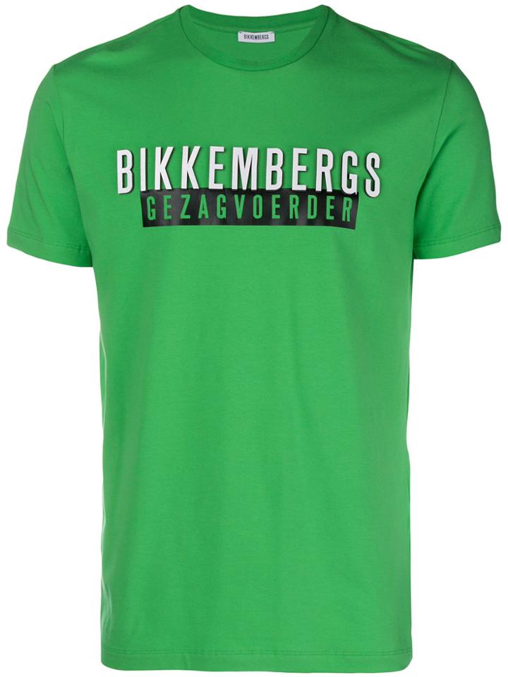 Dirk Bikkembergs Logo Print T-shirt - Green