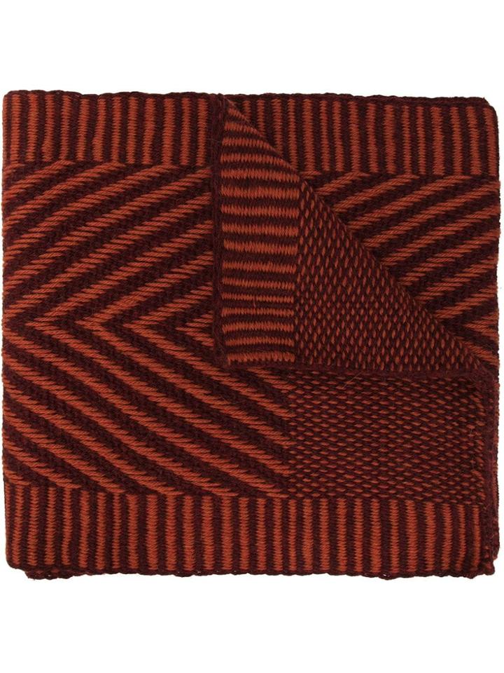 Voz Chevron Scarf - Red