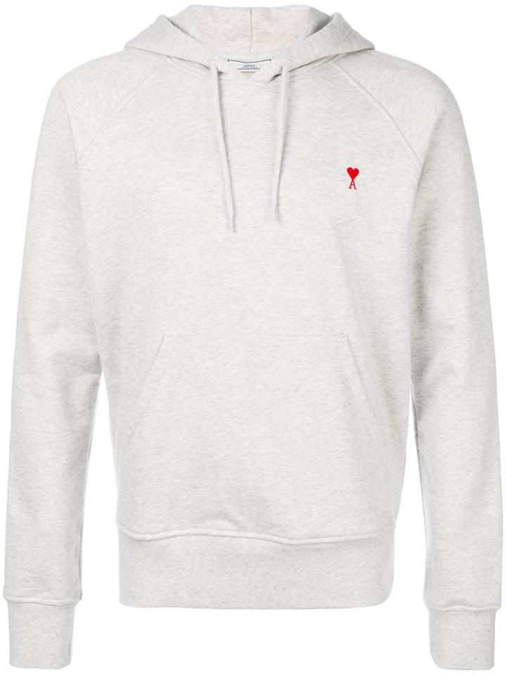 Ami Alexandre Mattiussi Pullover Hoodie - Grey