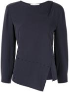 Portspure Cut-out Asymmetric Top - Blue