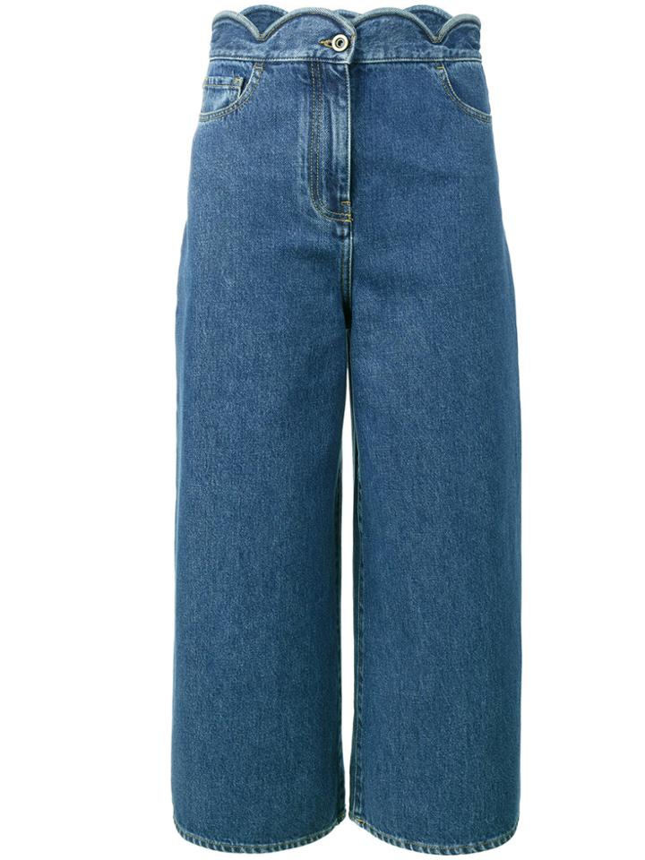Valentino Cropped Jeans - Blue