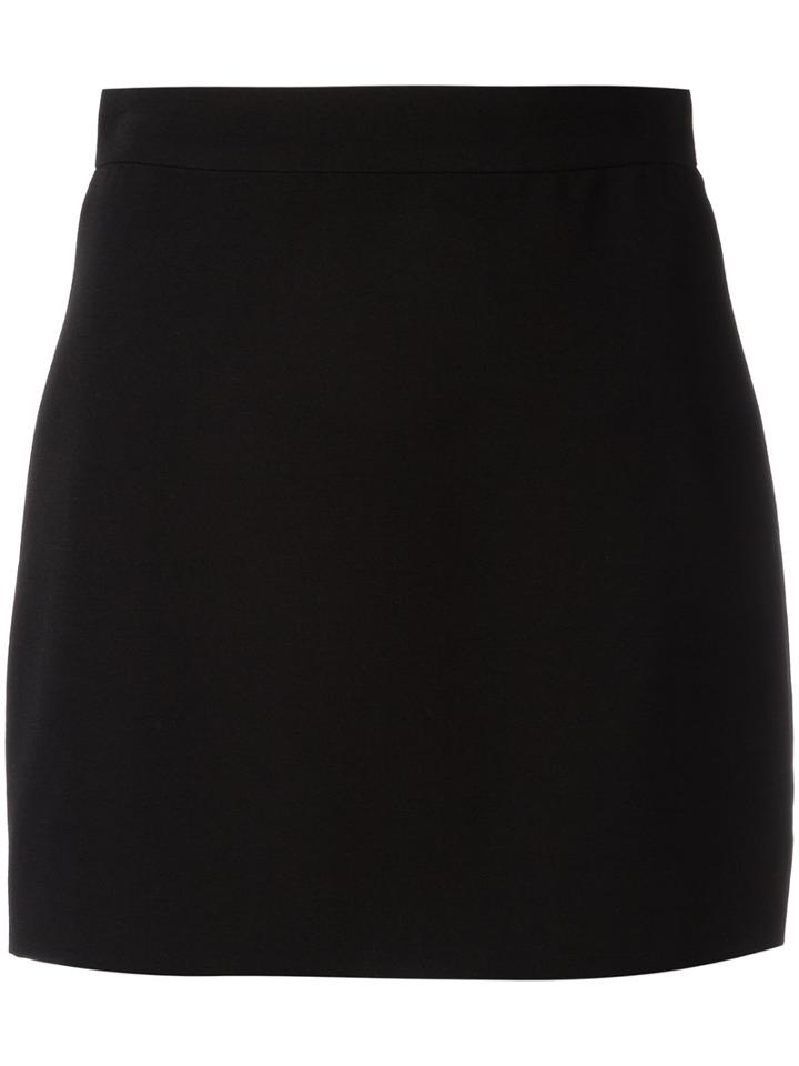 Givenchy Mini Skirt, Women's, Size: 36, Black, Wool/acetate/silk/viscose