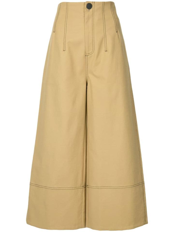 Sea Kamille Popstitch Trousers - Brown