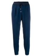 Lorena Antoniazzi Drawstring Trousers - Blue
