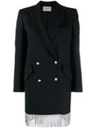 Giuseppe Di Morabito Fringed Tuxedo Dress - Black
