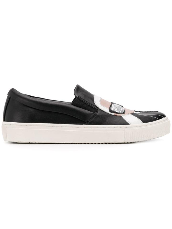 Karl Lagerfeld Karlito Slip-on Sneakers - Black