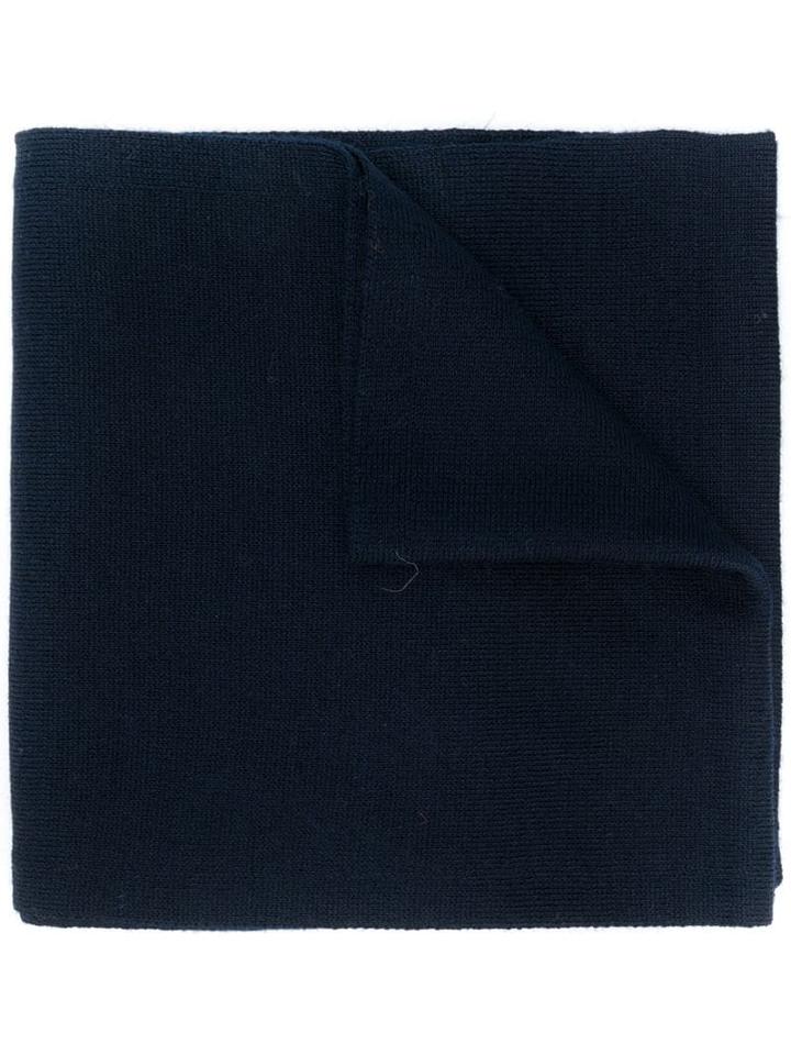 Moschino Teddy Motif Scarf - Blue