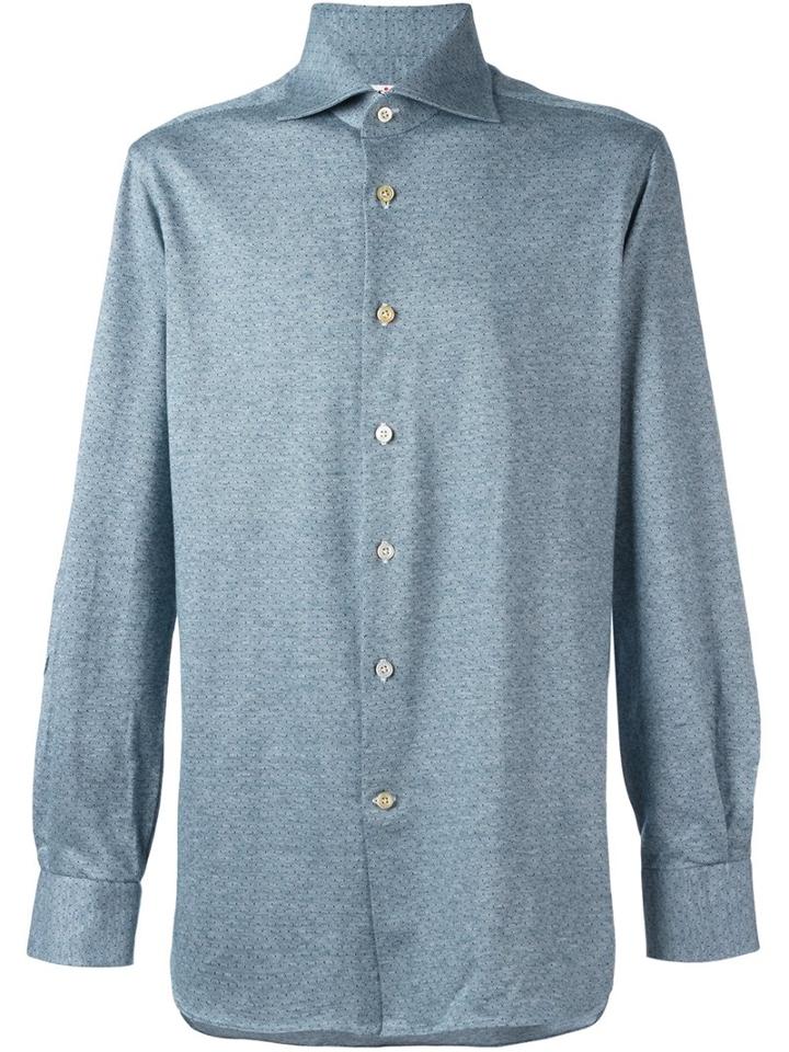 Kiton Woven Printed Shirt