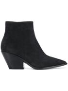 Casadei Pointed Ankle Boots - Grey